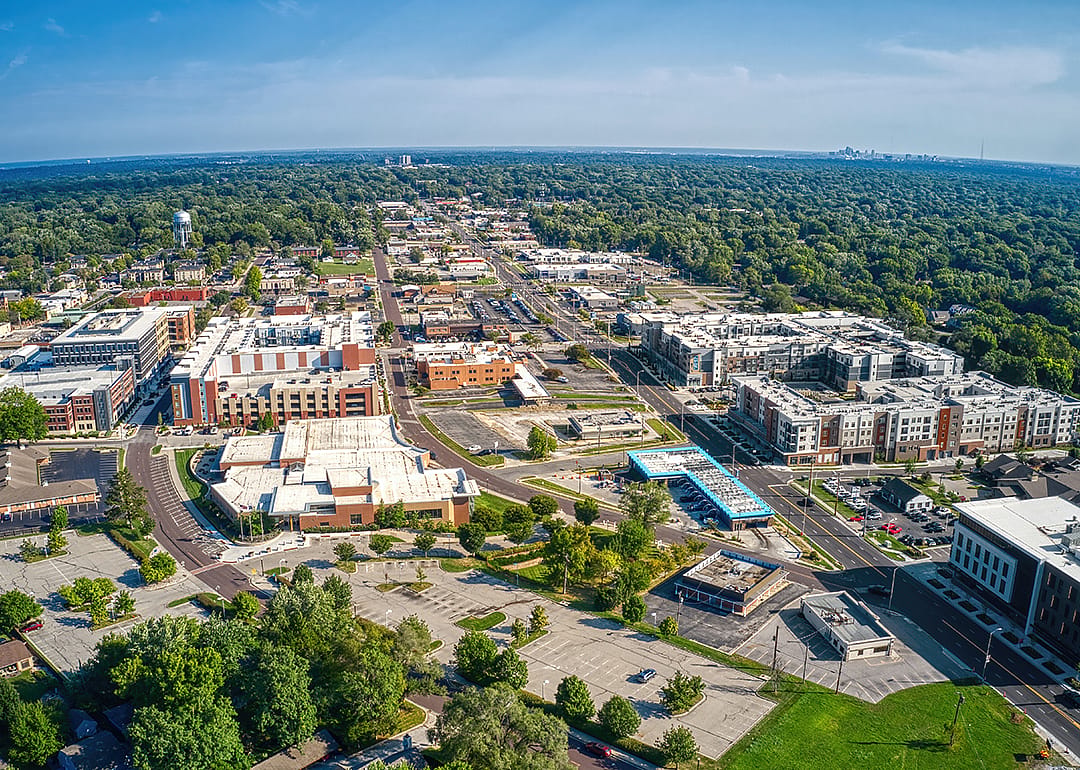 Aerial View of Overland Park.