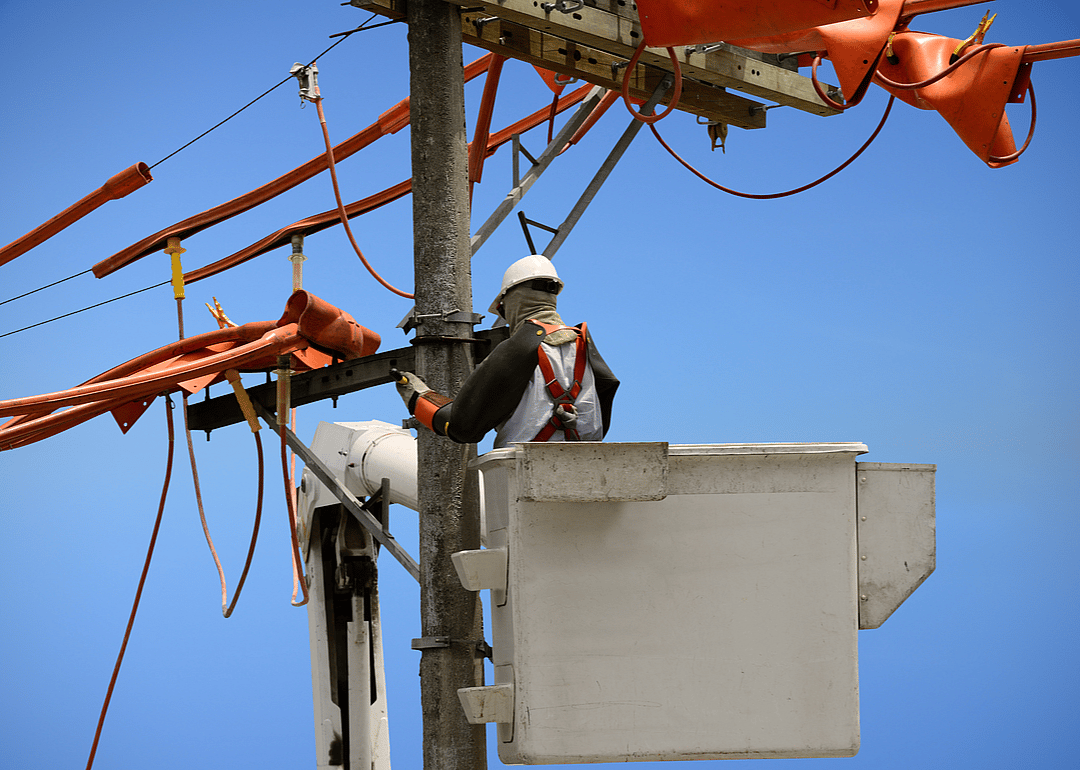 #2. Electrical power-line installers and repairers
