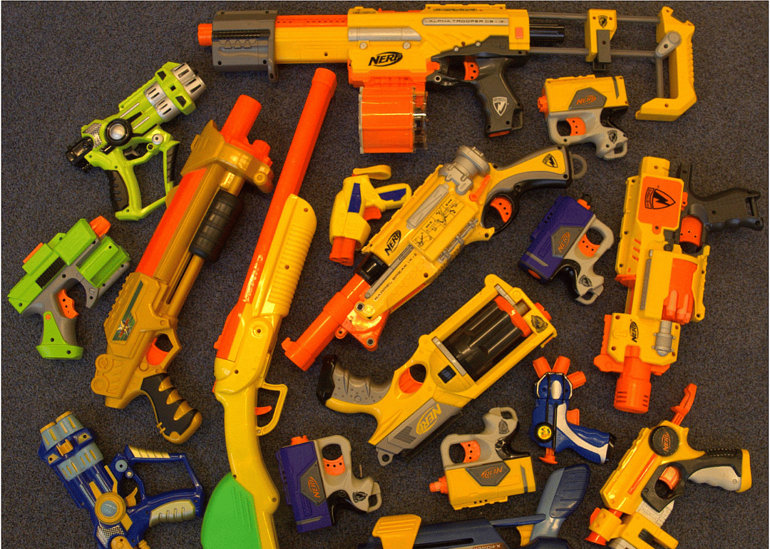 Nerf weaponry