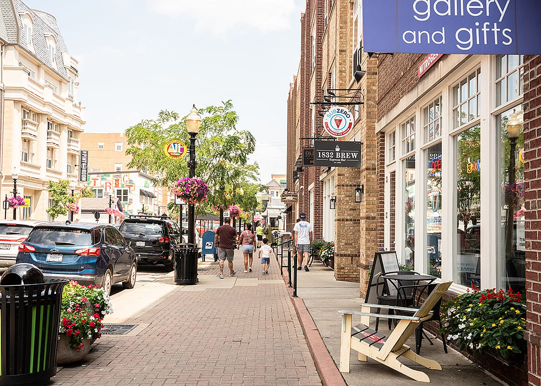 Street scene in Carmel.