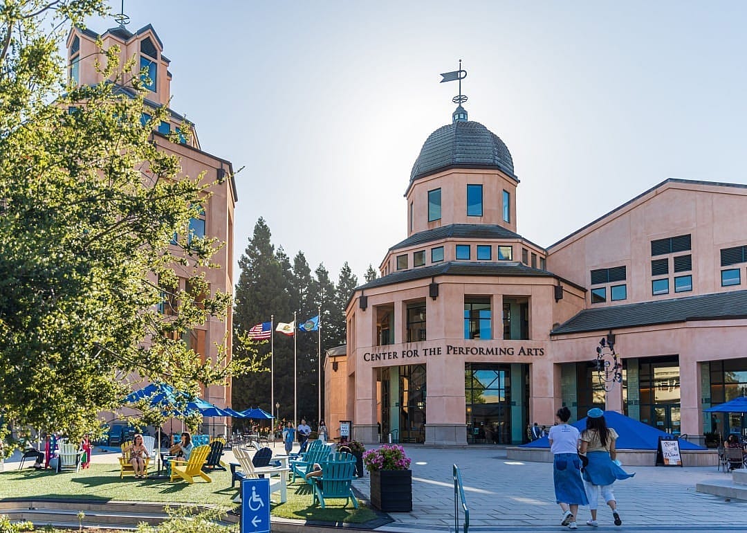 Mountain View City Hall and Center for the Performing Arts.