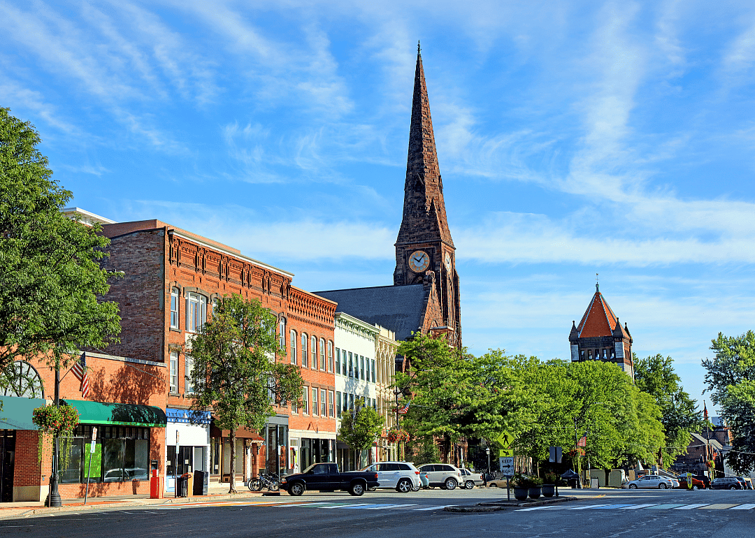 Downtown Northampton, MA.