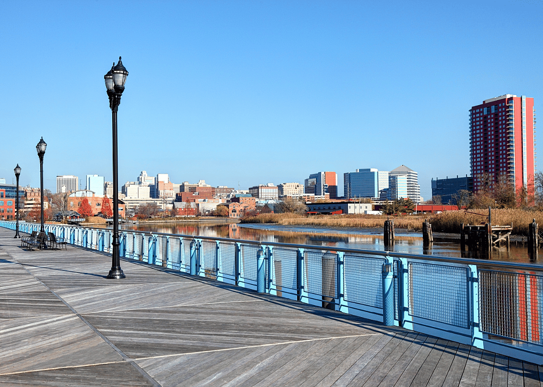 Wilmington, DE skyline.
