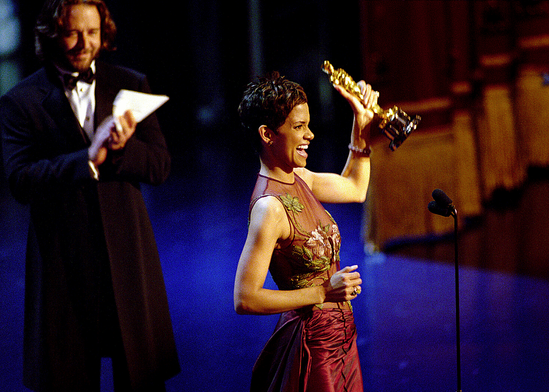 2002: Halle Berry wins an Oscar