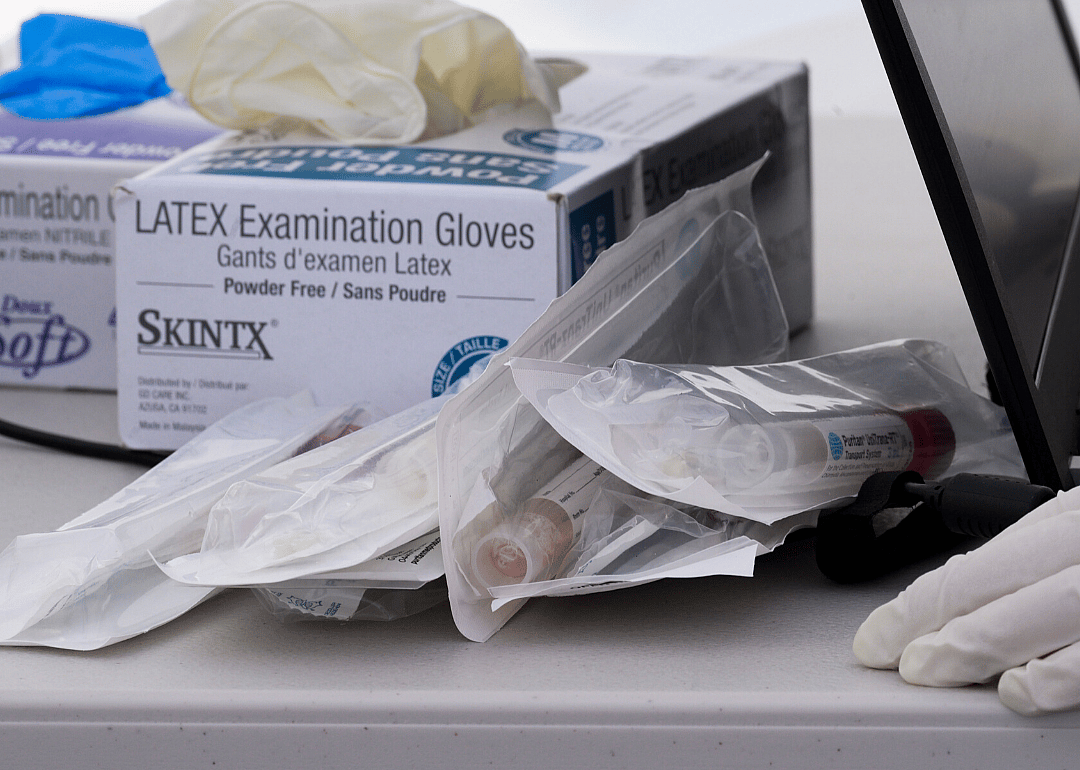 Late February: Testing supplies not available to private labs