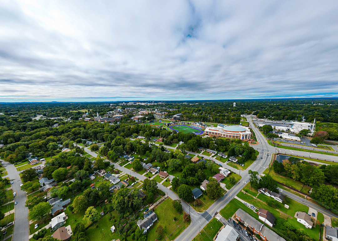 An aerial view of High Point.