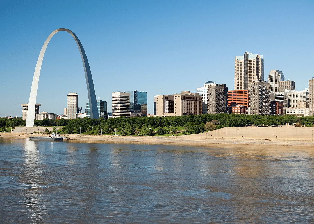 Saint Louis on the water.