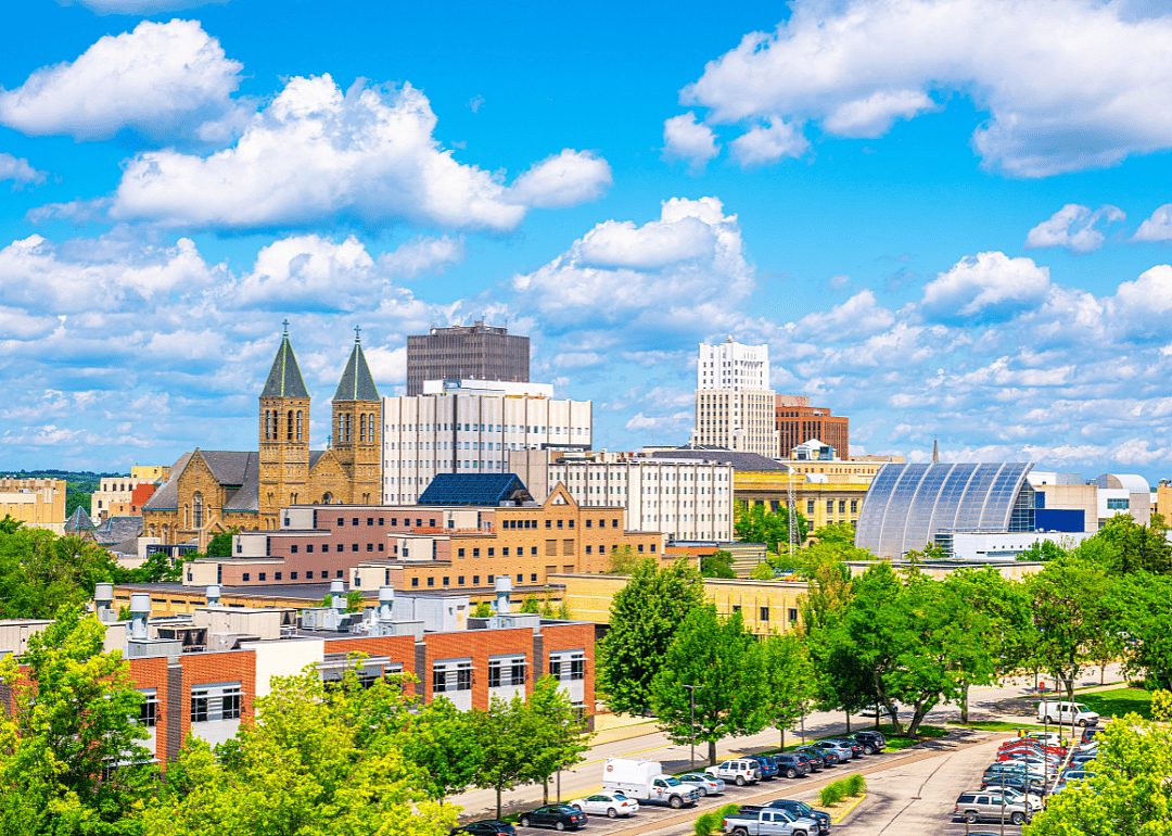 Downtown Akron.