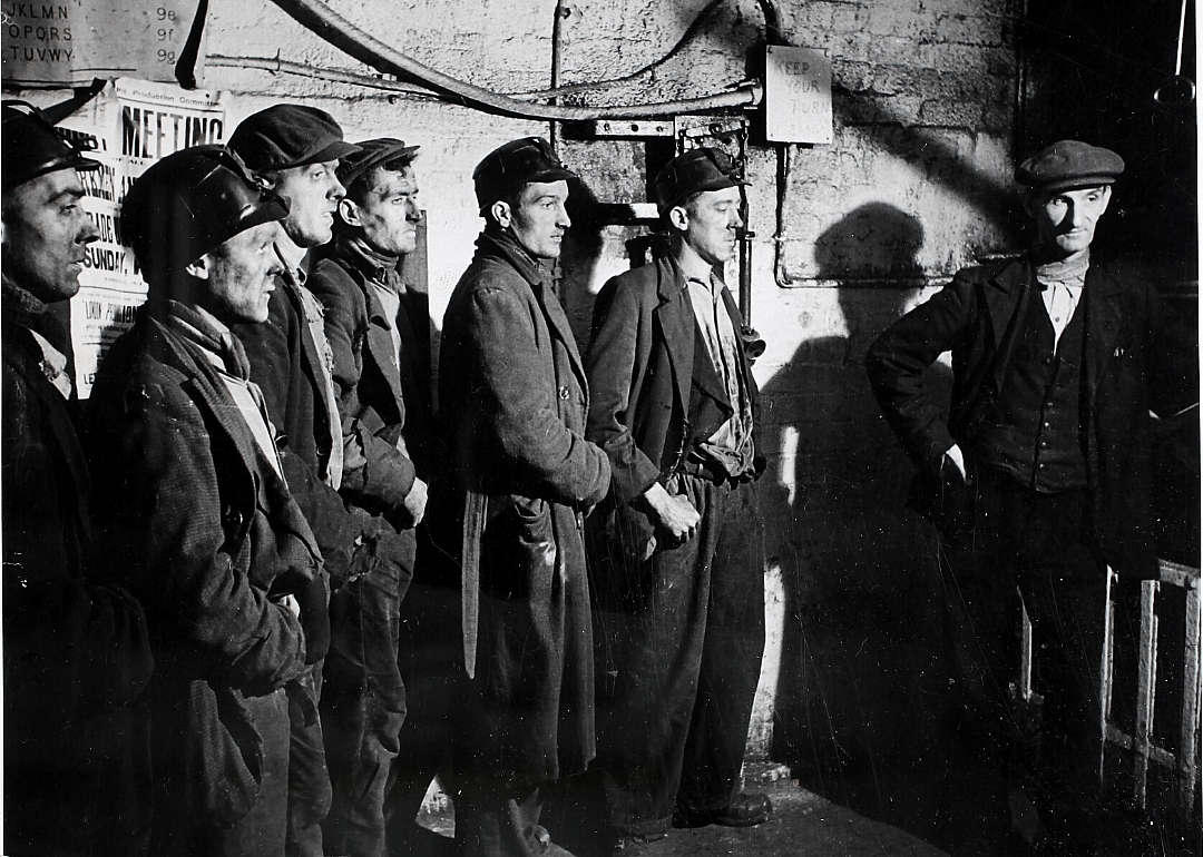 Miners meet up for a discussion.