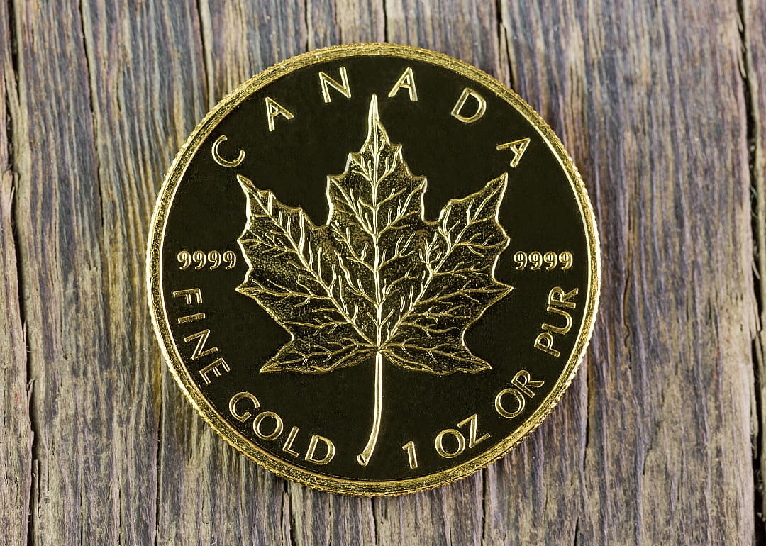 Canada minted a Maple Leaf coin in 1985.
