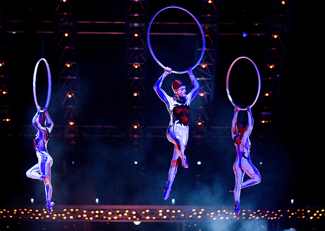 Cirque du Soleil’s hour-long free shows