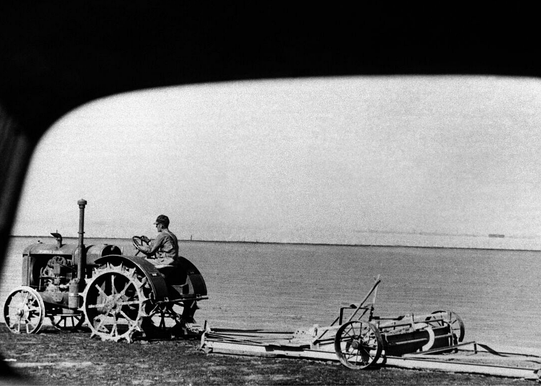 Tractors overtook horses and mules by 1954