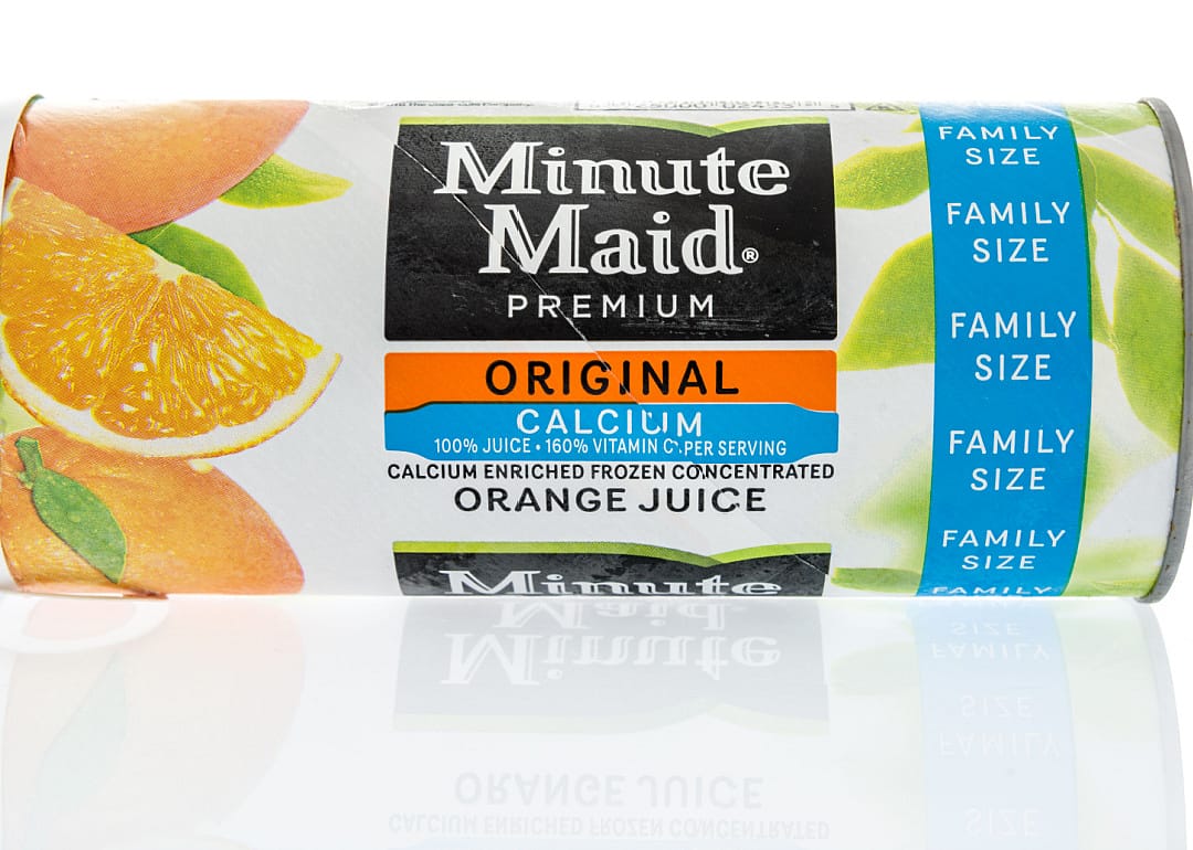 #4. Frozen concentrate orange juice (per 16 oz.)