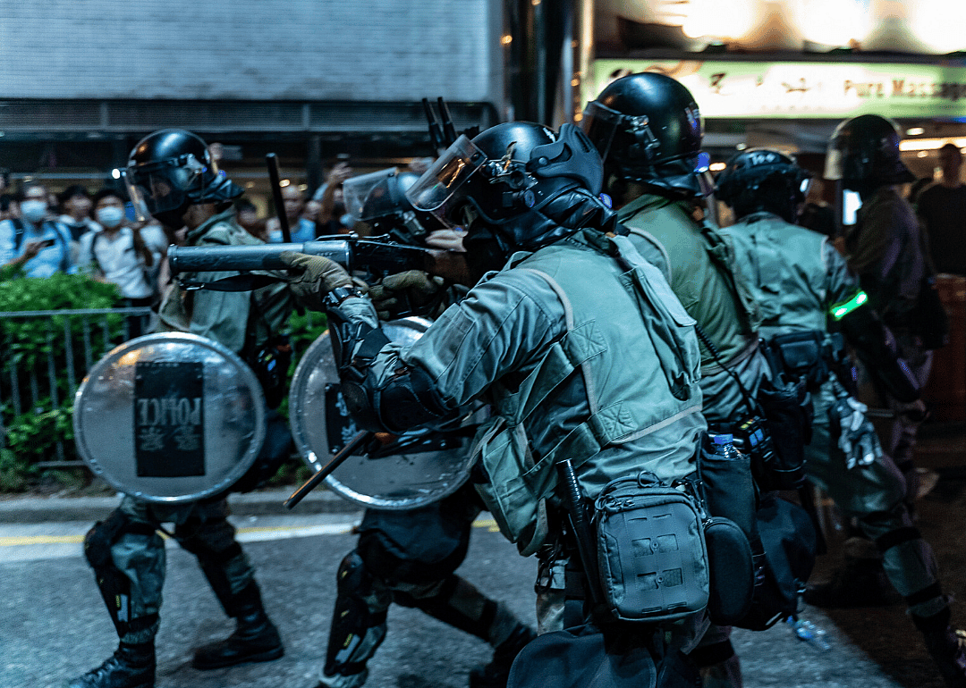 Oct. 1, 2019: First live round fired by HK police at a protester