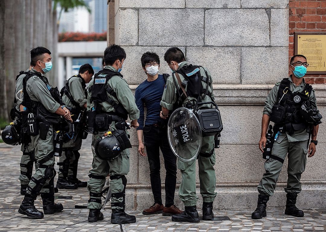May 10, 2020: 230 arrested in largest protest in recent months