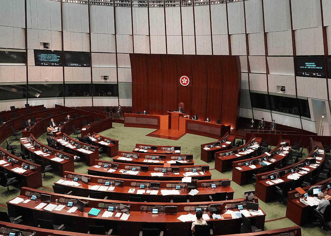 May 11, 2019: A fight in the Hong Kong legislature