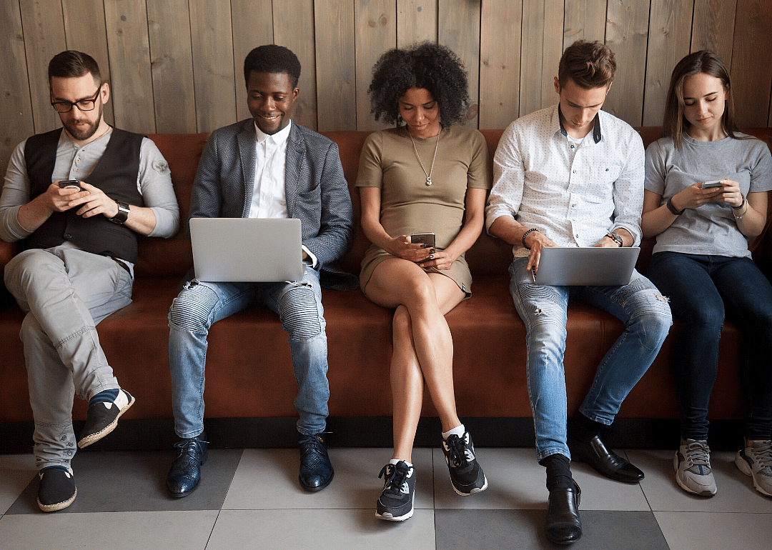 87% of the American population is online