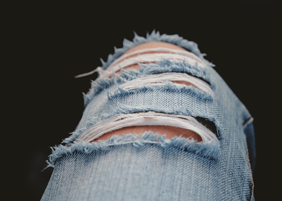 2000s: Machine-distressed denim