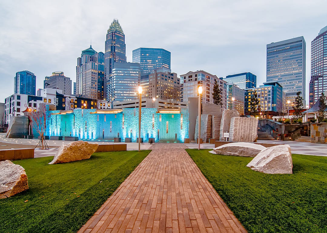 Downtown Charlotte, North Carolina skyline.