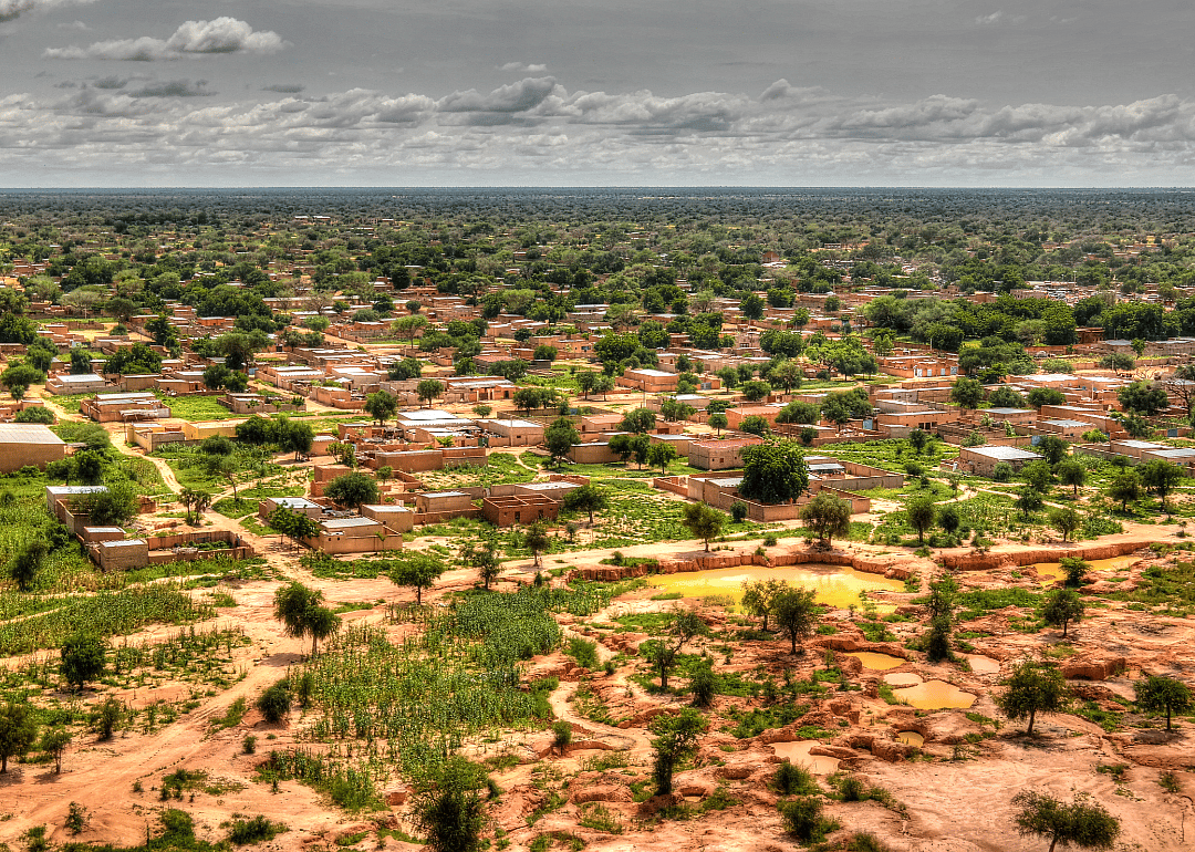 Panoramic view of Dogondoutchi, Niger.