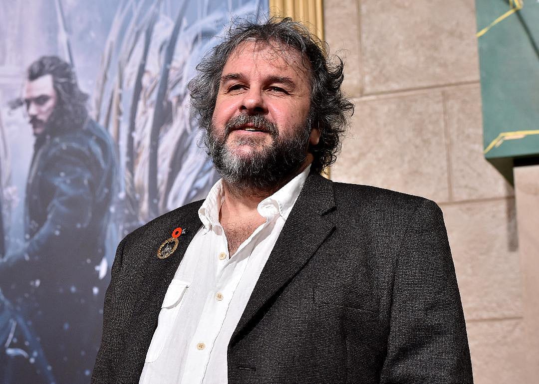 Peter Jackson attends premiere.