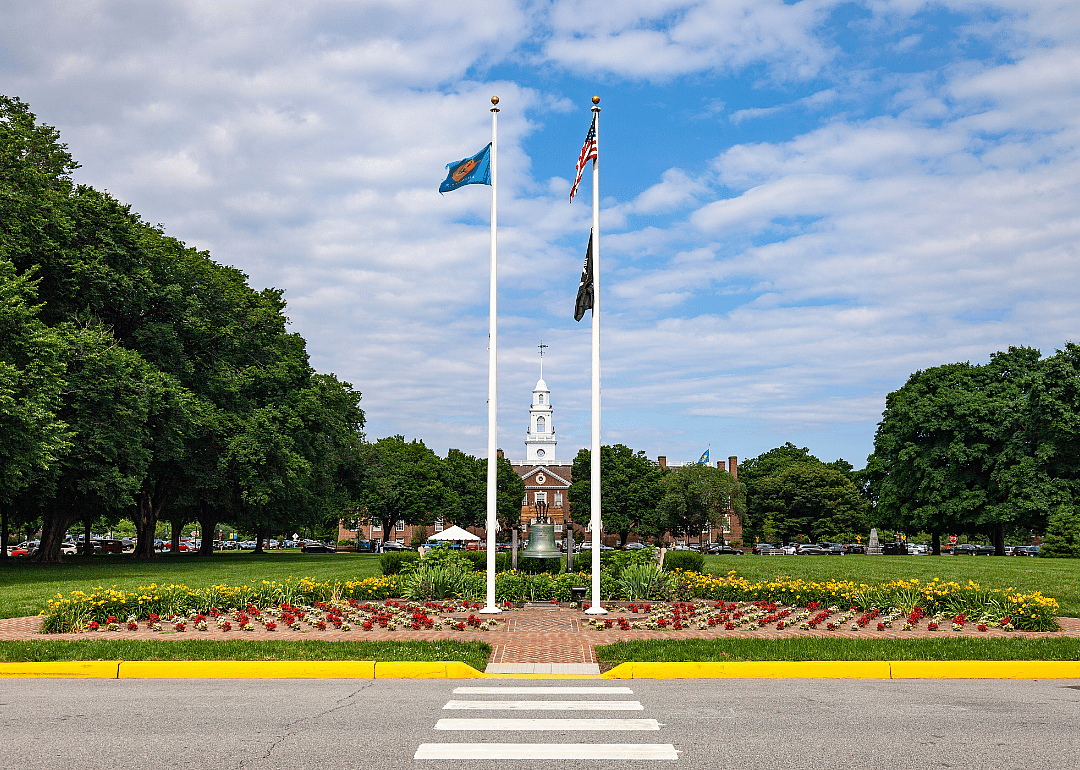 The capitol building in Dover.