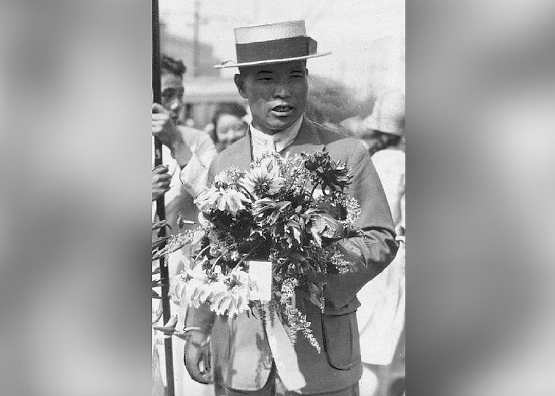 Japan's first Olympian takes 54 years to finish the race