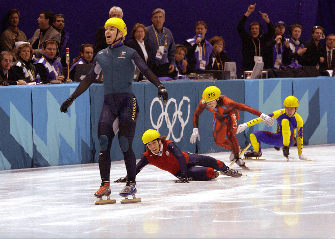 Steven Bradbury is the last man standing