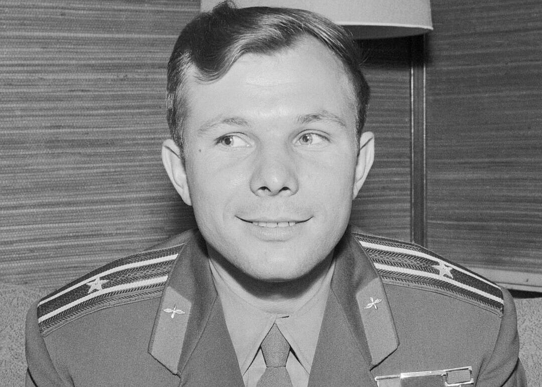1961: Yuri Gagarin is first human to travel to space