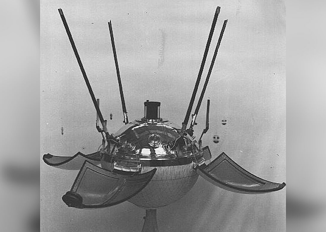1966: Soviet probe performs first soft landing on moon