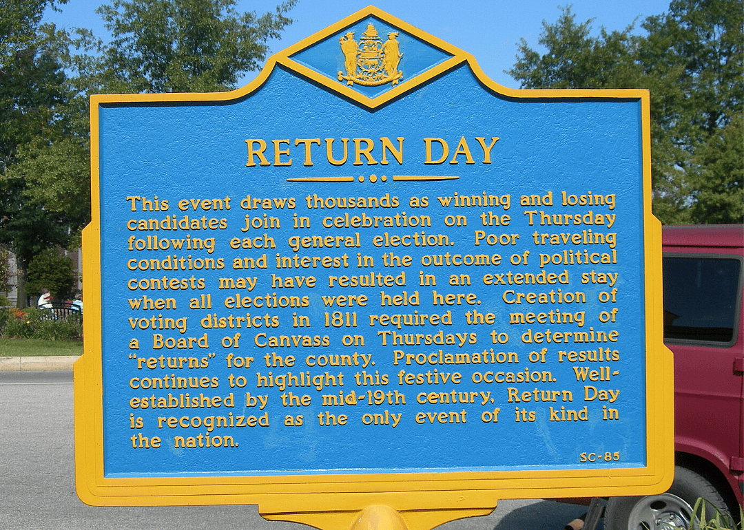 Delaware: Return Day (Sussex County)