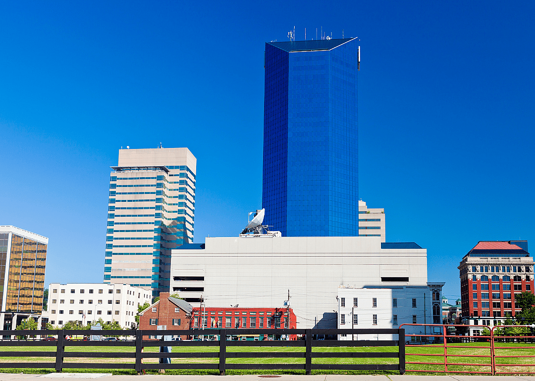 Buildings in downtown Lexington.