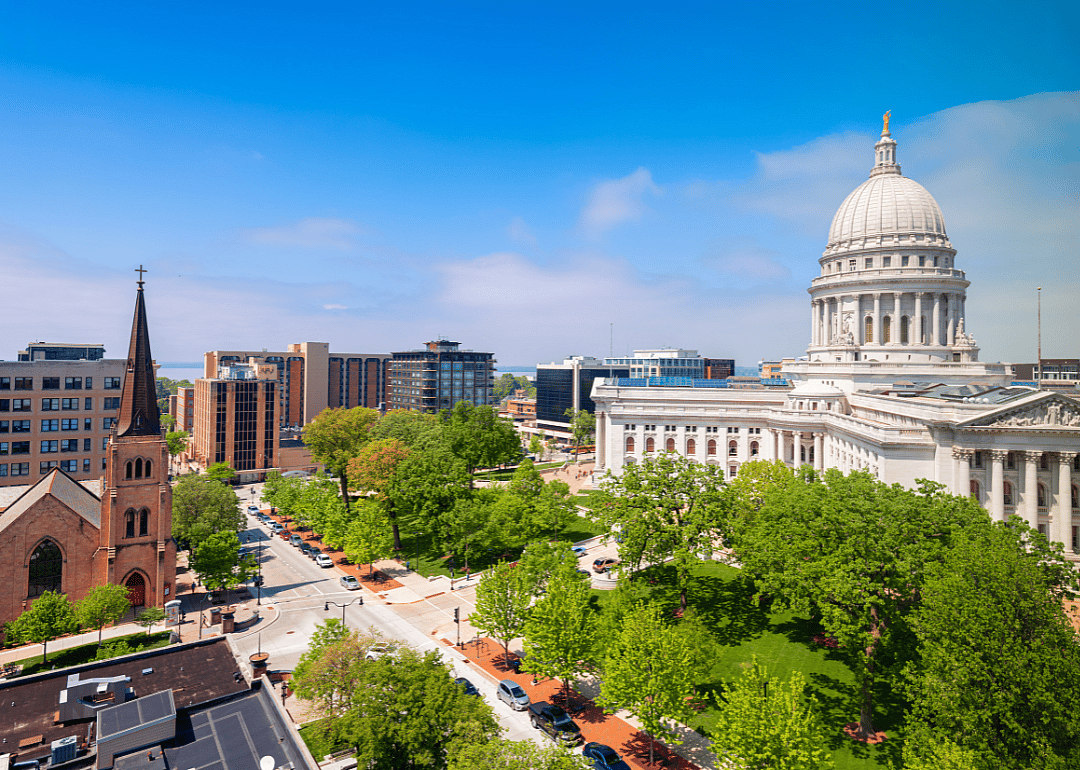The Capitol building in Madison.