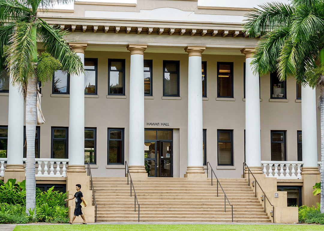 The entrance to the University of Hawaii at Manoa.