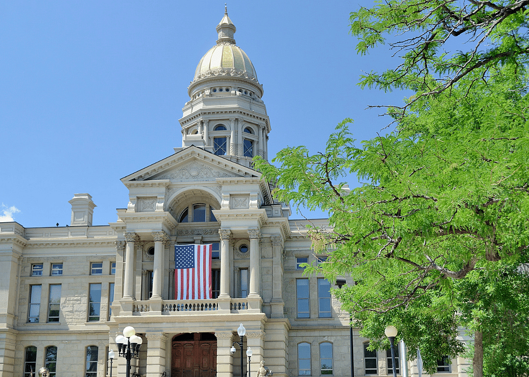 The Wyoming Capitol Building.