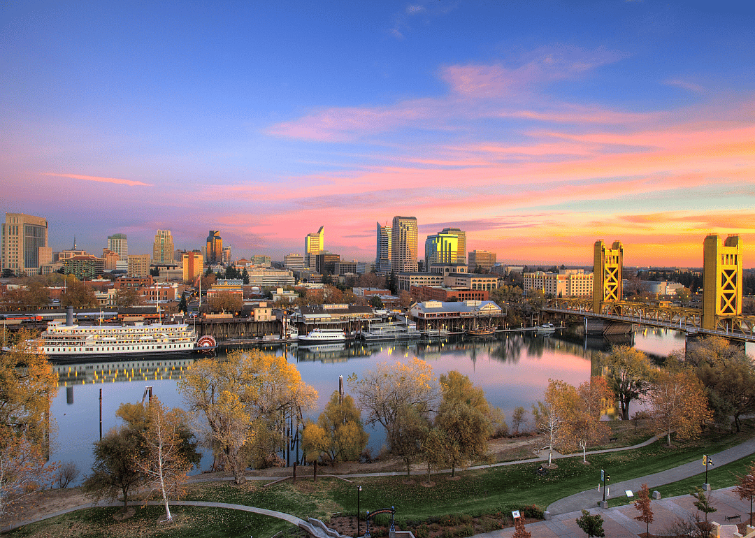 The Sacramento skyline