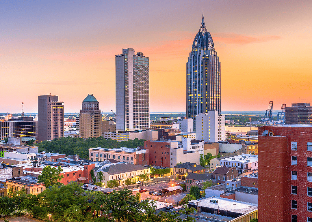 The Mobile skyline.