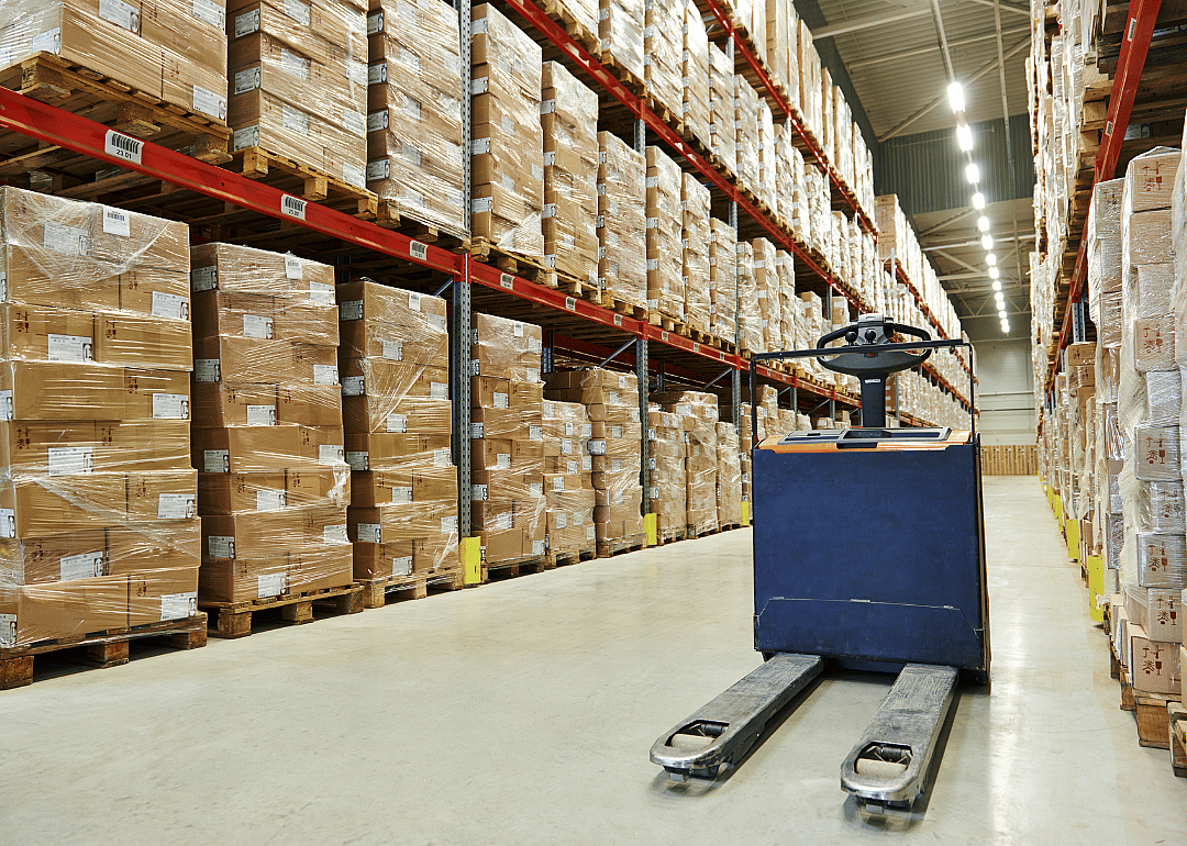 A wholesale warehouse