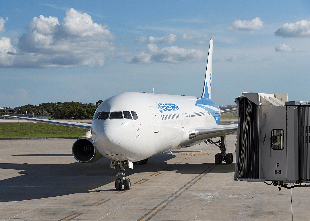 An Eastern Air Lines Boeing 767-300 at Tampa International Airport
