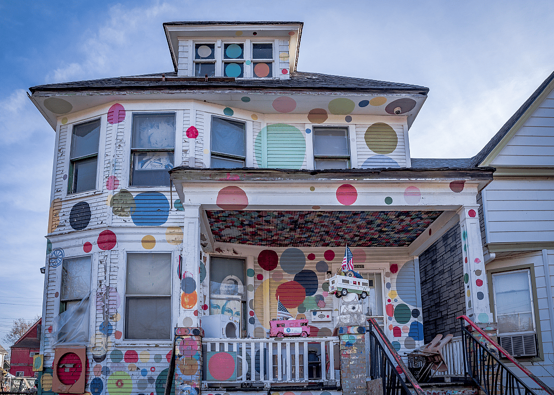 The Dotty Wotty house, part of the Heidelberg Project.