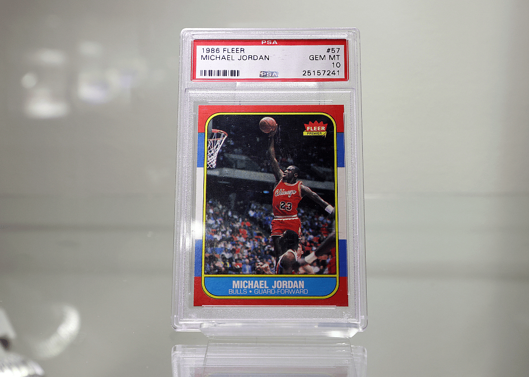 Fleer #57 Michael Jordan Rookie Card | PSA/DNA GEM MT 10
