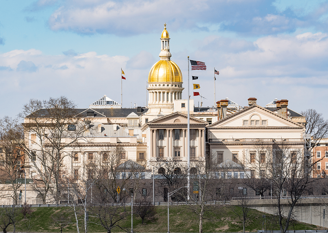 The New Jersey Capitol building in Trenton.