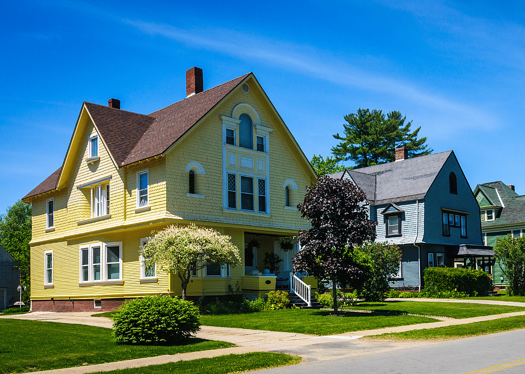 A neighborhood in Vermont.