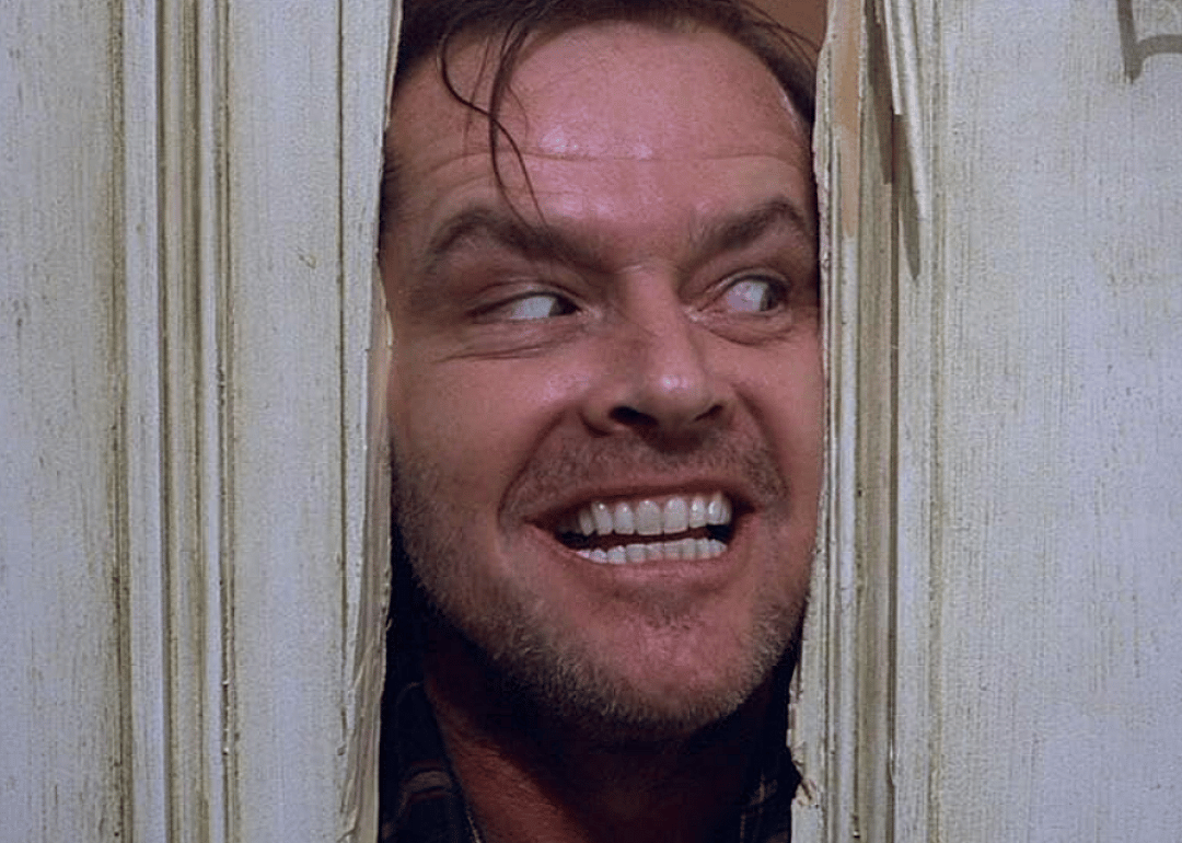 Jack Nicholson in The Shining.