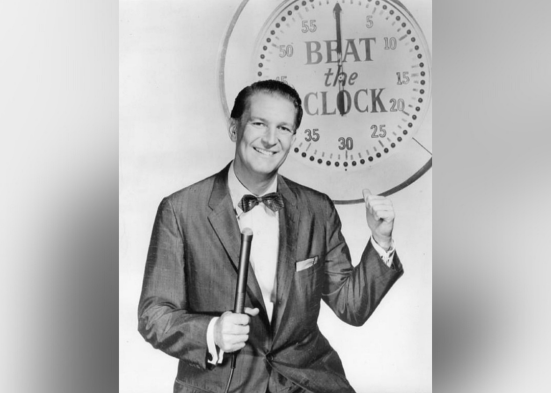 1950: Doing stunts for 'Beat the Clock'