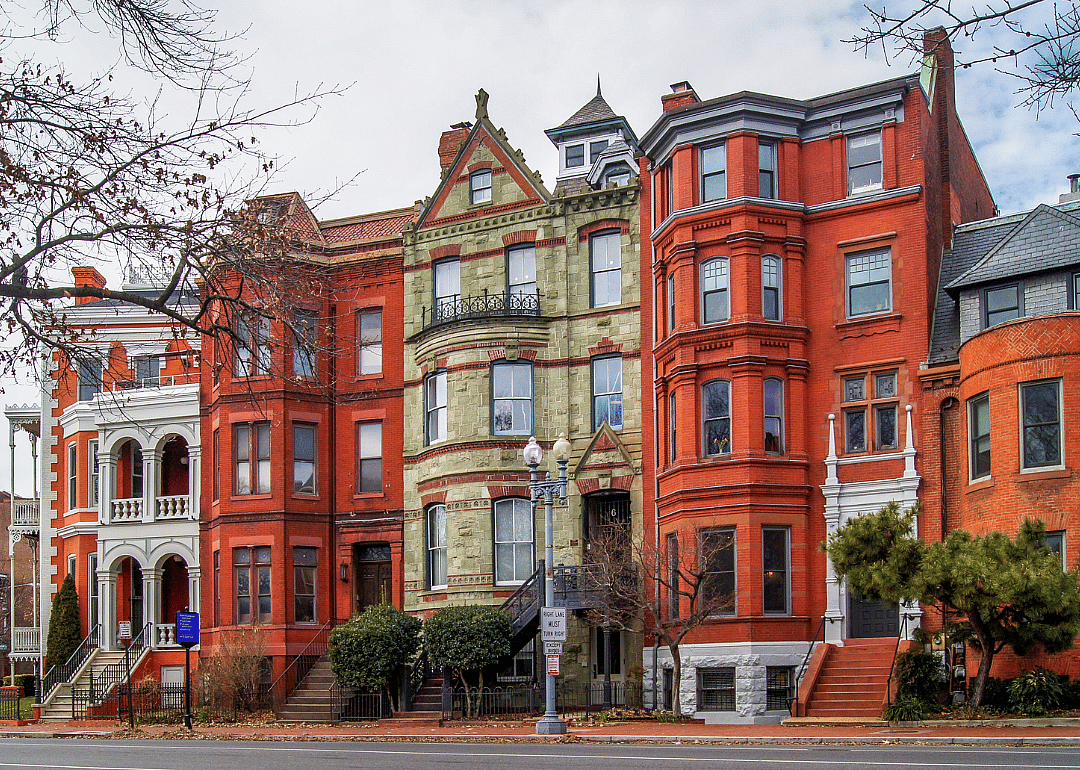 Townhouses in Logan Circle, Washington D.C.