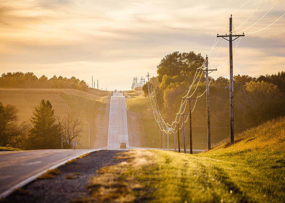 A country road in midwest Nebraska.