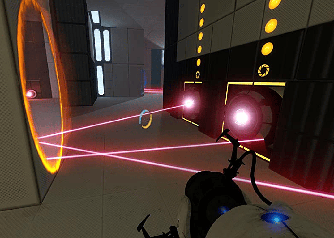 A still from Portal 2.