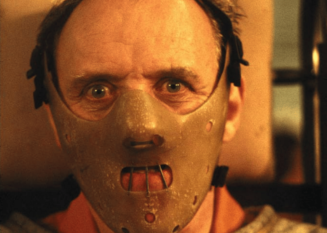 Anthony Hopkins in The Silence of the Lambs.