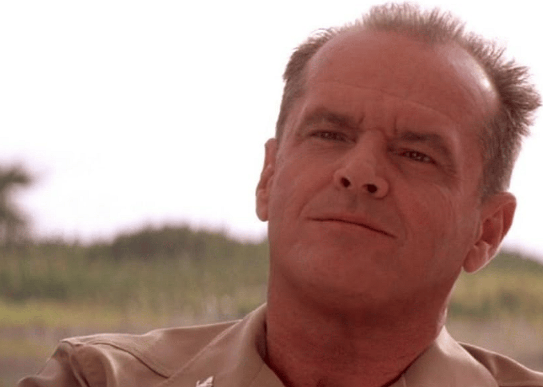 Jack Nicholson in A Few Good Men.